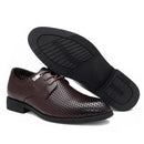 Summer Genuine Leather Men Oxford Shoes Hollow Breathable Black Leather Men Dress Shoes