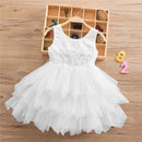 Birthday Little Girls Princess Dress Toddler Kids Wedding Party Gown Backless Lace Infant Baby Baptism Christening Dresses