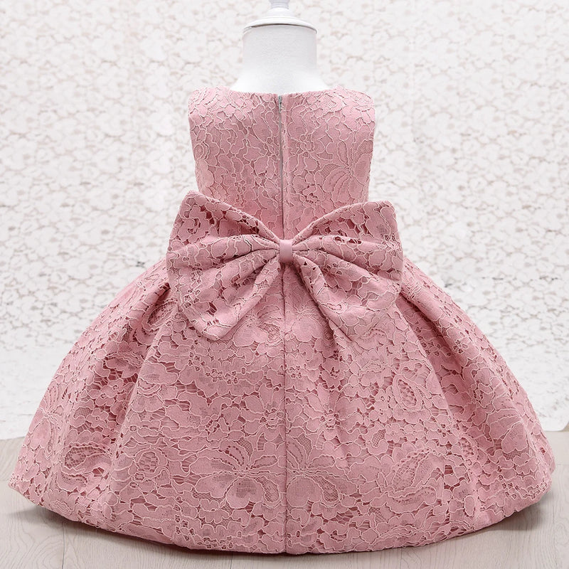 Comfortable Baby Girls Year Costume Toddler Kids Birthday Party Lace Princess Dress Child Christmas Clothes