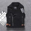 Boys Girls Buckskin Vest Autumn Winter Children Thicker Warm Coat Waistcoat Kids Jackets Fur Vest