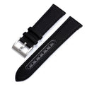 Canvas And Leather Watchband Men's Military Watch Strap Handmade Bracelet