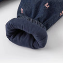 Winter baby girls cartoon padded pants trousers