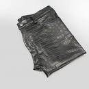 Men Pants Grain PU Leather Casual Jean Boots pants Skinny Solid Trousers