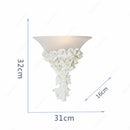 Flower Wall Lamp Gold Mirror Light Wall Sconce Bedside Decor Nordic Modern Led Lighting Fixtures Luminaire