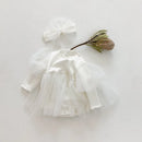 New Spring Baby Bodysuits Girls Mesh Skirt Toddler Cute Lace One Piece Girls Clothes