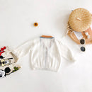 Summer Baby Girl Baby Boy Cardigan Sunscreen Air-conditioning Shirt Jacket Long-sleeved Knitted Jacket