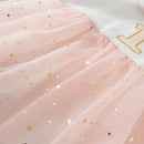 Toddler Girls Bodysuit Peter Pan Collar Girl Clothes Autumn Sequined Jumpsuit Outfits with Hairband