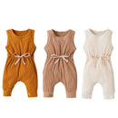 Summer Boy Girl Clothes Infant Baby Kids Girl Solid Sleeveless Romper Jumpsuit Playsuit Sunsuit Outfits Clothes