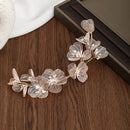Flower Hairband Bridal Hair Jewelry Pearl Crystal Headband Birthday Party Tiara Wedding Hair Accessories For Women Crown