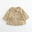Spring Autumn Girls Windbreaker Children Outwear Baby Coats Kids Jacket