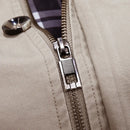 Spring and Autumn Men's Trench Coat Version of The Slim Long Men's Hooded Coat Men's Coat Thick