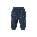 Winter baby girls cartoon padded pants trousers