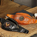 Original Handmade Retro First Layer Wax Leather Multifunctional Waist Bag Chest Bag