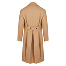 Winter Woolen Overcoat Luxury Men Thick Double Breasted Belt Loose Warm Trench Coat Male Jacket