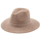 Beige knitted hat on a white background, Obroi