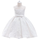 Kids Dresses Girls Skirt Wedding Party Elegant Princess Sleeveless Children Dresses Christmas