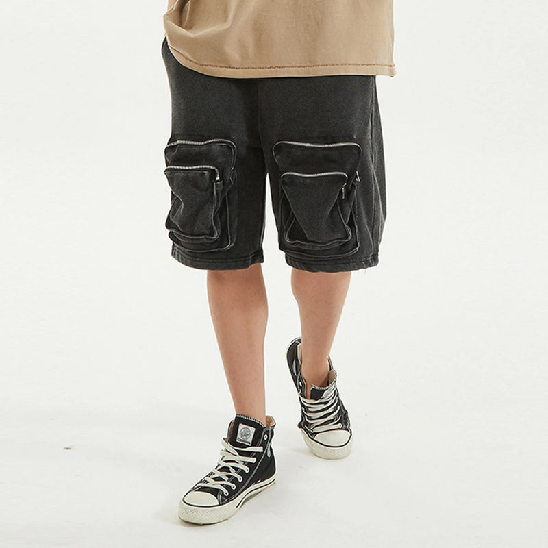 Cargo Shorts Men Streetwear Pants Summer Men Shorts