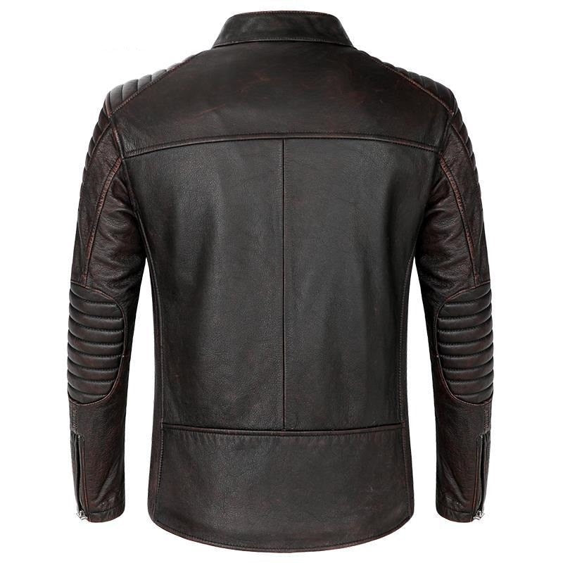 Real natural leather jackets men real leather jackets