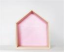 Nordic Wall Shelf Display Hanging Shelving Kid's Room House Shape Shelf Wooden Decor