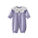 Baby Romper Kids Spring 0-24M Age Infant Toddler Newborn Outfits Baby Girls Clothes purple