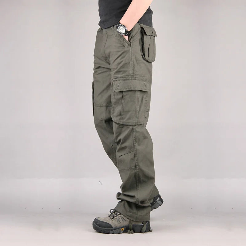 Men's Tactical Cargo Pants Army Military Outdoor Male Overalls Trousers