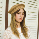 simple Raffia Sun Hat Straw Women Summer Casual Elegant Ladies Beret Hat