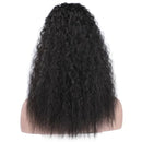 Drawstring Clips In Hairpiece Ponytail Kinky Water Curly Hair Extensions For Women