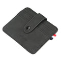 Thin Credit Card Holder Wallet Designer Male Nubuck Leather Slim For Man