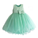 Girls Dress Pearl Collar Lace Flower Wedding Princess Dress Girls Clothes