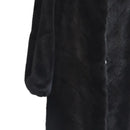 Women Fur Coat Real Mink Fur with Fur Hood Overcoat Winter Warm Full Pelt Natural Fur Coat High Quality Mink Long Coat