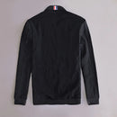 Simple Long-Sleeve Linen Men Jacket White Clothing Casual Brand Jackets for Men