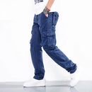Cargo Pants Men Trousers Casual Autumn Cotton Black Military Tactica