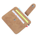Thin Credit Card Holder Wallet Designer Male Nubuck Leather Slim For Man