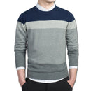 Men Sweaters and Pullovers Men's Casual Slim Fit Long Sleeved Knitted Sweaters Pullovers Male Clothes