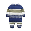 Knitted Baby Clothes Stripe Baby Knitted Rompers Long Sleeve Baby boy Casual Clothes Baby Winter Knit Jumpsuit