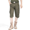 Men Military Cargo Shorts Army Green Causal Tactical Baggy Shorts Beach Board Trousers