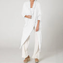 Autumn Women Tops Solid Blouses Long Shirts Casual Cowl Neck Blusas