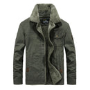Men's Parkas Streetwear Warm Fleece Cotton-padded Clothes Winter Jacket Men Overcoat