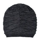 Knit fold hat thick warm beanies women winter hats Unisex Double-layer gorro plus velvet cap casual bonnet Men's  sport caps