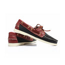 British Classic Boat Shoes Men Lace Up Casual Flats Genuine Leather Shoes Breathable