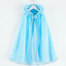 Kids Princess Hooded Cloak Flower Girl Capes Jackets Children Wedding Party Dress Up Outfits Wedding Halloween Birthday Clothes