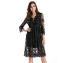 Dresses women casual midi dress female autumn dress