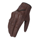 Brown leather glove on a white background, Obroi