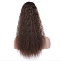 Drawstring Clips In Hairpiece Ponytail Kinky Water Curly Hair Extensions For Women