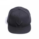 Grey wool snapback pierced embroidery hip hop cap flat bill baseball cap for men and women 56-58-62cm
