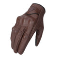 Brown leather glove on a white background, Obroi