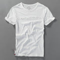 Summer t shirt men casual solid men t-shirt slim tshirt mens