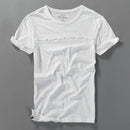 Summer t shirt men casual solid men t-shirt slim tshirt mens