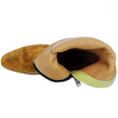 Italy Design Men Pointed Toe Motor Riding Boots Man Footwear Genuine Leather Ankle Knight Cowboy Botas Winter Shoes