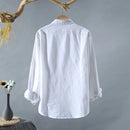 Men Linen Shirts Long Sleeve Casual Shirt Men Business Dress Shirts Male